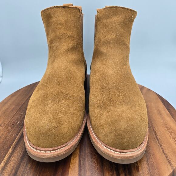 Allen Edmonds Denali Chelsea Boots Mens 12 3E Wide Brown Suede Leather Casual main image 8